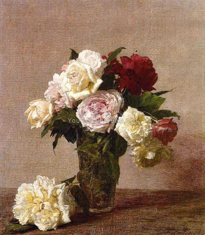 Roses - 亨利·方丹·拉图尔